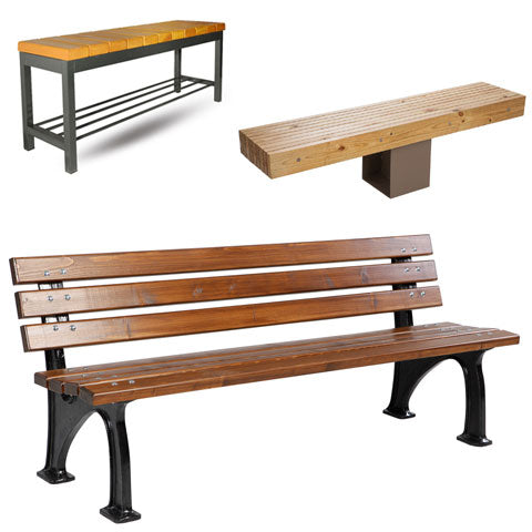 Градински и паркови пейки