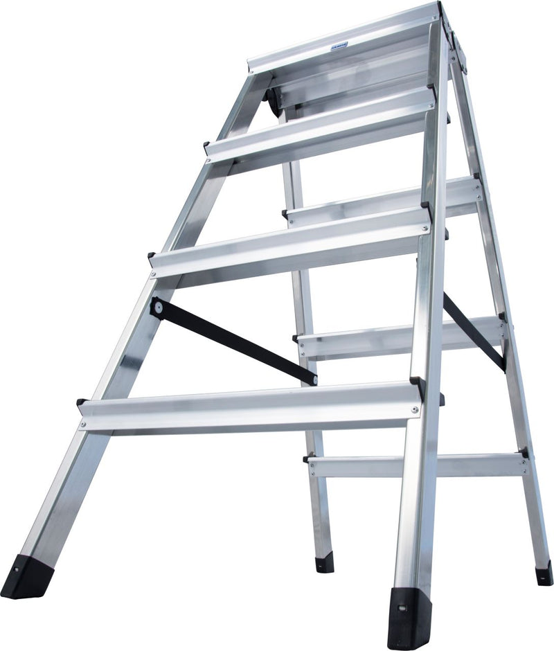 Двустранна алуминиева стълба KRAUSE DOPPLO 2x4