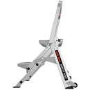 Степ стълба SAFETY STEP Малкия Гигант® от алуминий, сгъваема с нехлъзгащи стъпала и предпазен парапет.