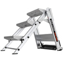 Степ стълба 3 стъпала SAFETY STEP Малкия Гигант®, изработена от лек алуминий, идеална за домашни и индустриални задачи.