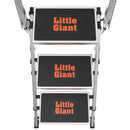 стълба 3 стъпала SAFETY STEP Малкия Гигант® с нехлъзгащи стъпала и алуминиева конструкция