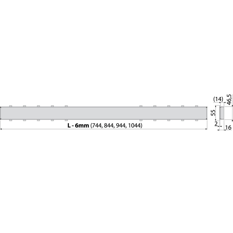 Купи Решетка за линеен сифон APZ12 за вграждане на плочка или друг елемент TILE за 157.43 лв. само от Nika.bg