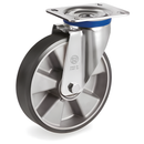 Серия 65ESD Антистатични и статично проводими колела на M планка, полиуретан/алуминий - Tellure Rota