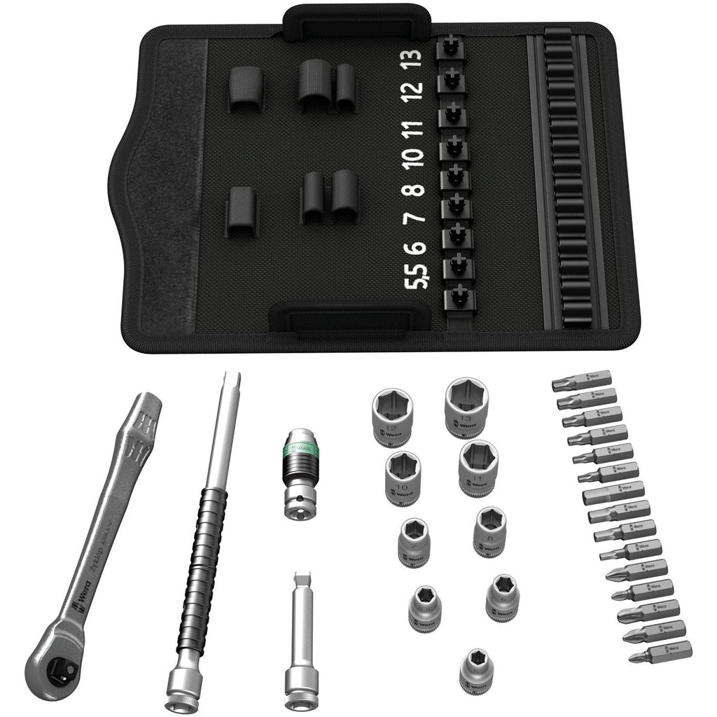 Купи Комплект инструменти с тресчотка WERA Zyklop Metal 1-4“ - 28 части за 174.42 лв. само от Nika.bg