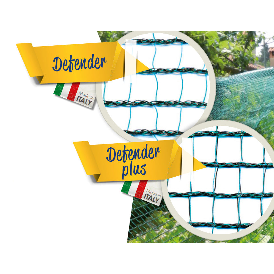 Предпазна мрежа против градушка TENAX Defender Plus, двойни нишки, H=2.0 м, L=50 м - Nika.bg