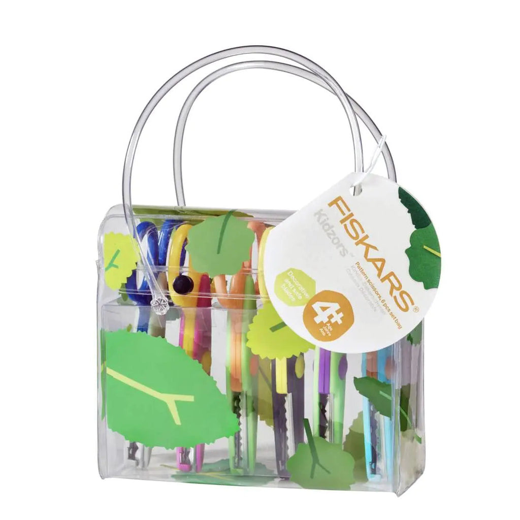 Детски комплект декоративни ножици Fiskars Kidzors™, 6 броя - Nika.bg