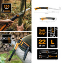 Градински комплект Fiskars - ножица за храсти Solid HS21 и сгъваем трион Xtract™ SW75