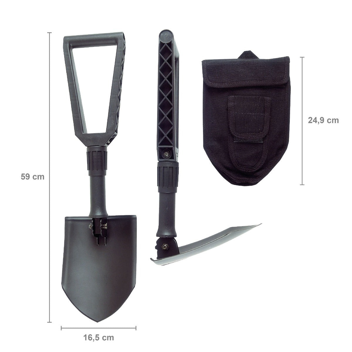 Сгъваема лопата за къмпинг Fiskars