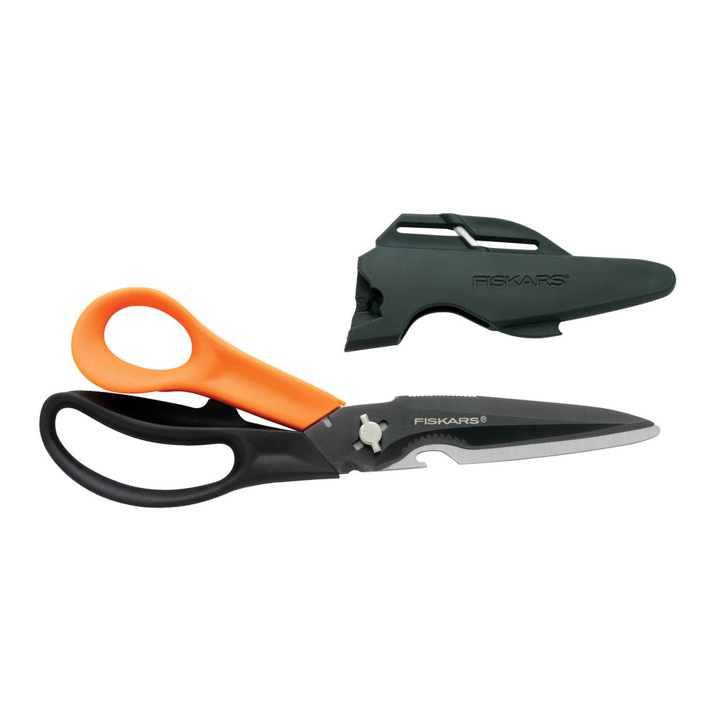 Мултифункционална ножица Fiskars Cuts+More - Nika.bg