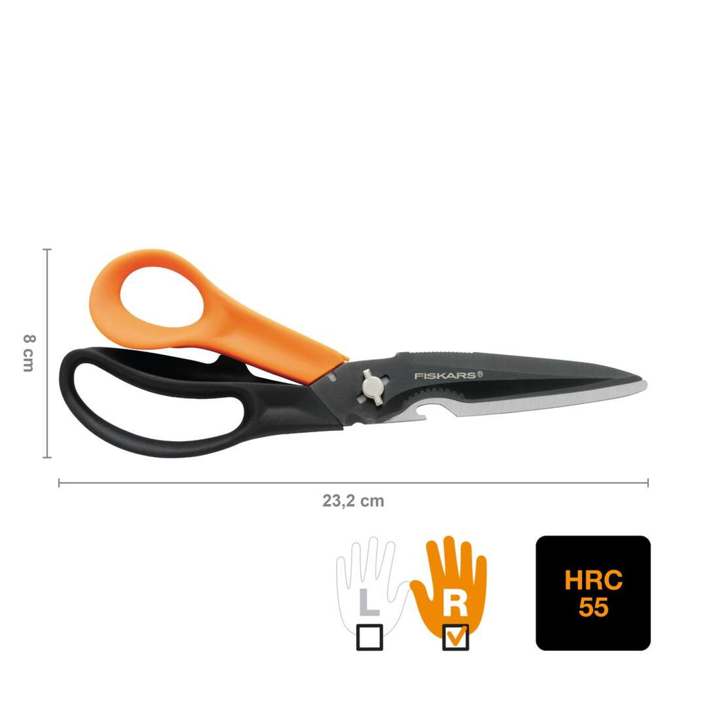 Мултифункционална ножица Fiskars Cuts+More - Nika.bg