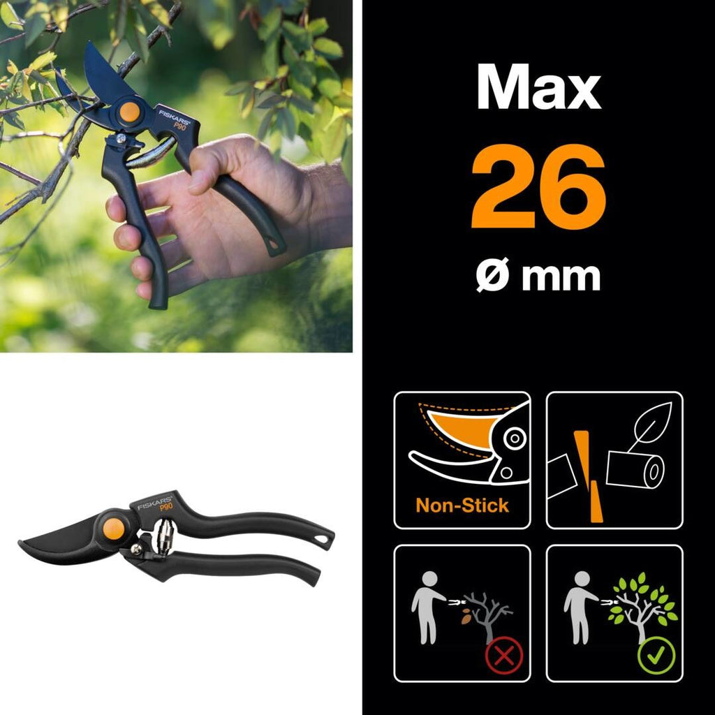 Градински комплект Fiskars - овощарска ножица PowerGearX™ LX94 и професионална лозарска ножица P90
