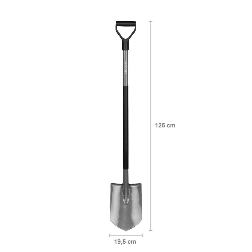 Градинска заострена лопата Fiskars Ergonomic™ - Nika.bg