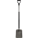 Alt Tag: Загребваща лопата Fiskars Ergonomic™ с удължена дръжка и Y-образен захват за комфорт при преместване на пясък и чакъл