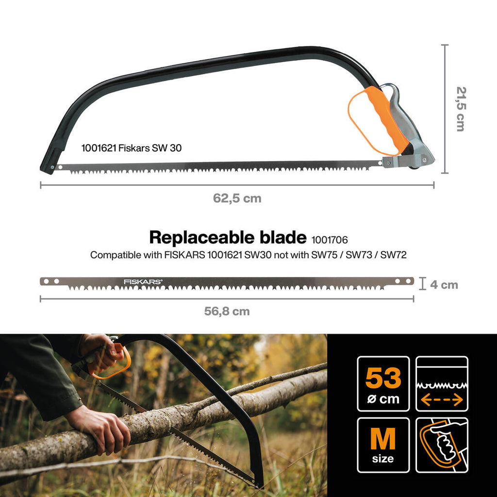 Резервно острие за извит трион лък Fiskars SW30 - Nika.bg