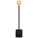 Лопата за насипни материали Fiskars Solid™ с дълга стоманена дръжка и D-образна ръкохватка, широка здрава глава за пясък и чакъл