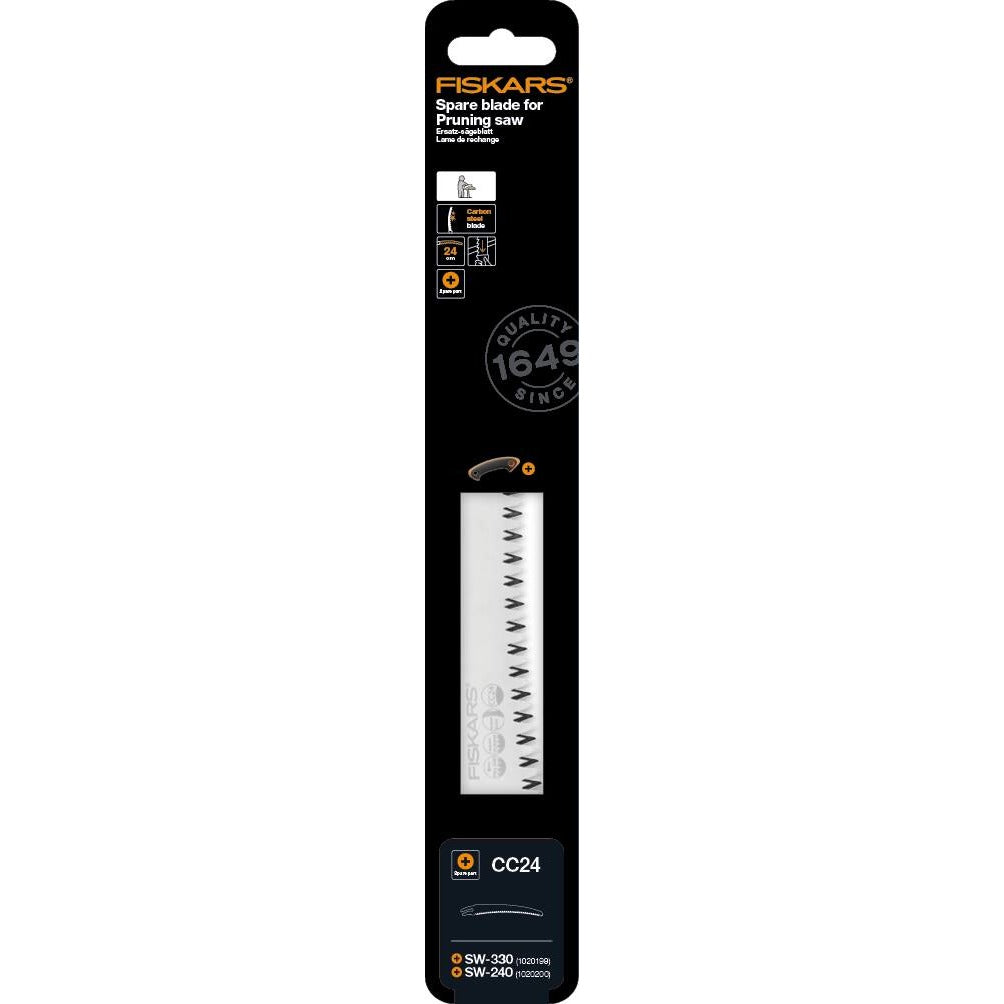 Резервно извито острие Fiskars CC24 за трион SW-240 и SW-330, дължина 24 см - Nika.bg