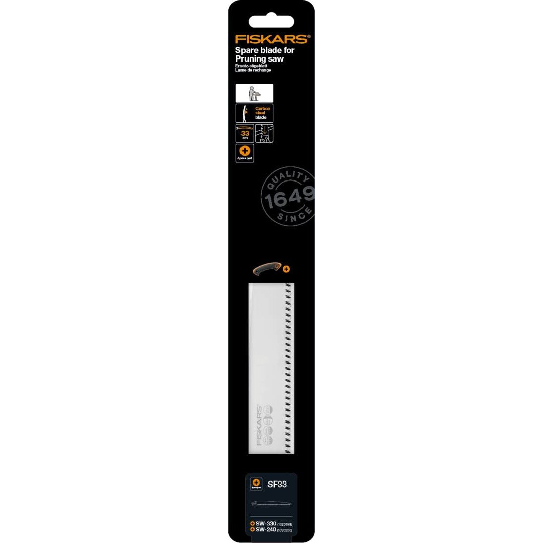 Резервно право фино острие Fiskars SF33 за трион SW-240 и SW-330, дължина 33 см