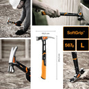 Универсален чук Fiskars IsoCore™ размер L с IsoCore система, SoftGrip дръжка и мерки за професионални довършителни работи