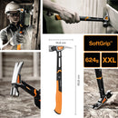 Кофражен чук с магнитна глава Fiskars IsoCore™ 0.624 kg, размер XXL - дизайн IsoCore™ с намаляване на вибрациите, SoftGrip дръжка, 624g, XXL