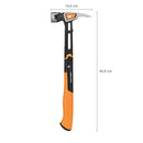 Alt Tag: Кофражен чук с магнитна глава Fiskars IsoCore™ 0.624 kg, размер XXL с размери 40,6x14,6 cm и противоплъзгаща дръжка