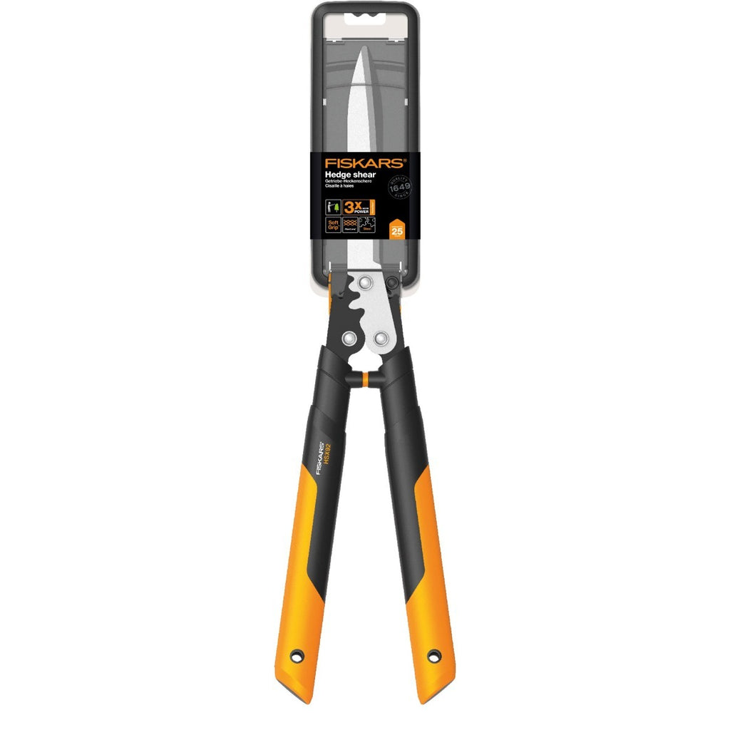 Ножица за храсти и жив плет със зъбчат механизъм Fiskars PowerGear X HSX92 - Nika.bg
