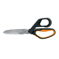 Професионална ножица за изолационни материали с подсилен механизъм Fiskars PRO PowerArc, 21 см – стоманени извити остриета и ергономична дръжка