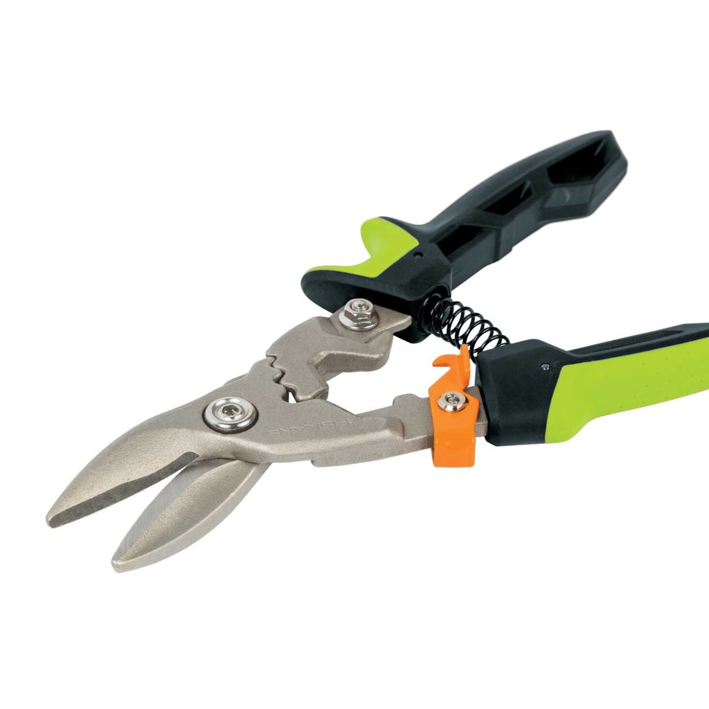 Ножица за ламарина с извити остриета Fiskars PowerGear™, за дясно рязане - мощна, ергономична, дясноръчна за метални срезове