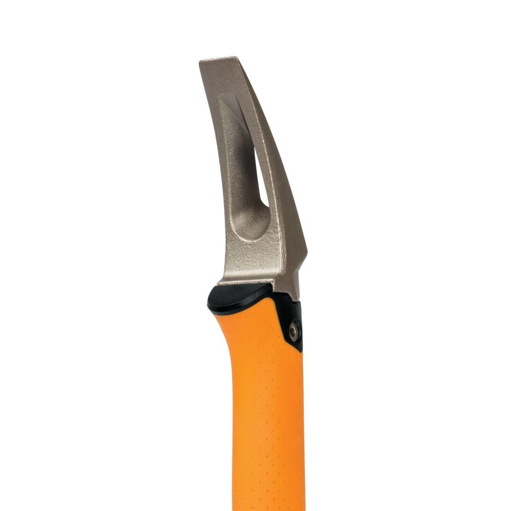 Чук за разбиване и къртене Fiskars IsoCore™ 1.44 kg размер M - детайл на глава и дръжка с анти-вибрационна система IsoCore™
