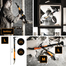 Чук за разбиване и къртене Fiskars IsoCore™ 2.61 kg размер L - мощен демонтажен инструмент с IsoCore™ за абсорбция на вибрациите и SoftGrip дръжка