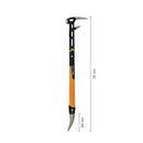 Alt Tag: Чук за разбиване и къртене Fiskars IsoCore™ 2.61 kg размер L с амортизираща дръжка и заострено кърточе, 76 cm обща дължина