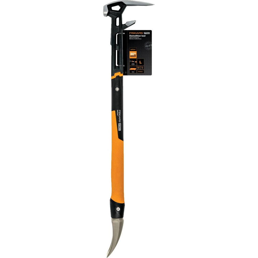 Чук за разбиване и къртене Fiskars IsoCore™ 2.61 kg размер L със система IsoCore, текстурирана дръжка и заострен край за къртене