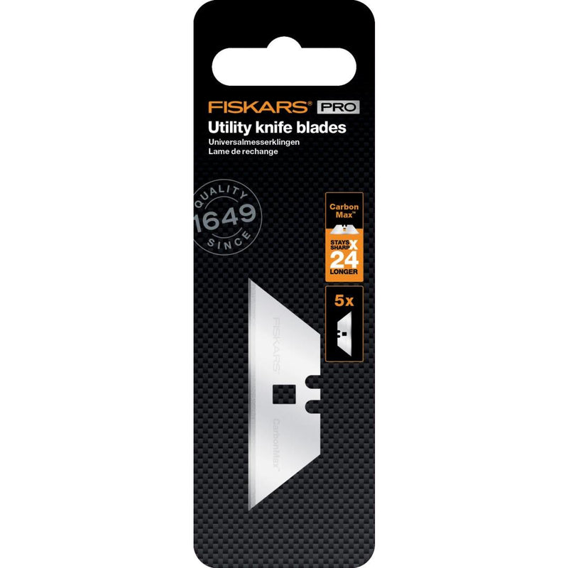 Резервни остриета CarbonMax™, 5 броя – опаковка с 5 броя универсални остриета Fiskars Pro CarbonMax™