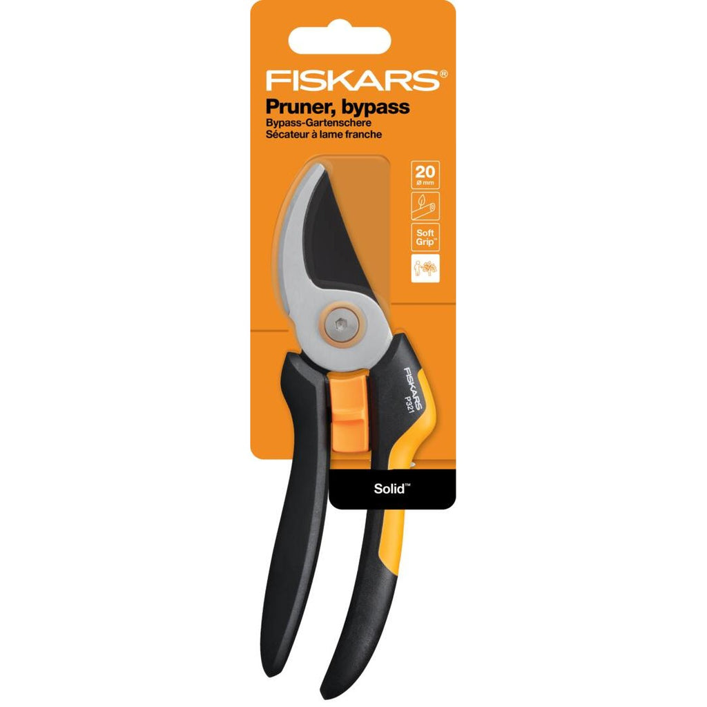 Сет Fiskars 3 части - лозарска ножица, лопатка и малка вила за засаждане - Nika.bg