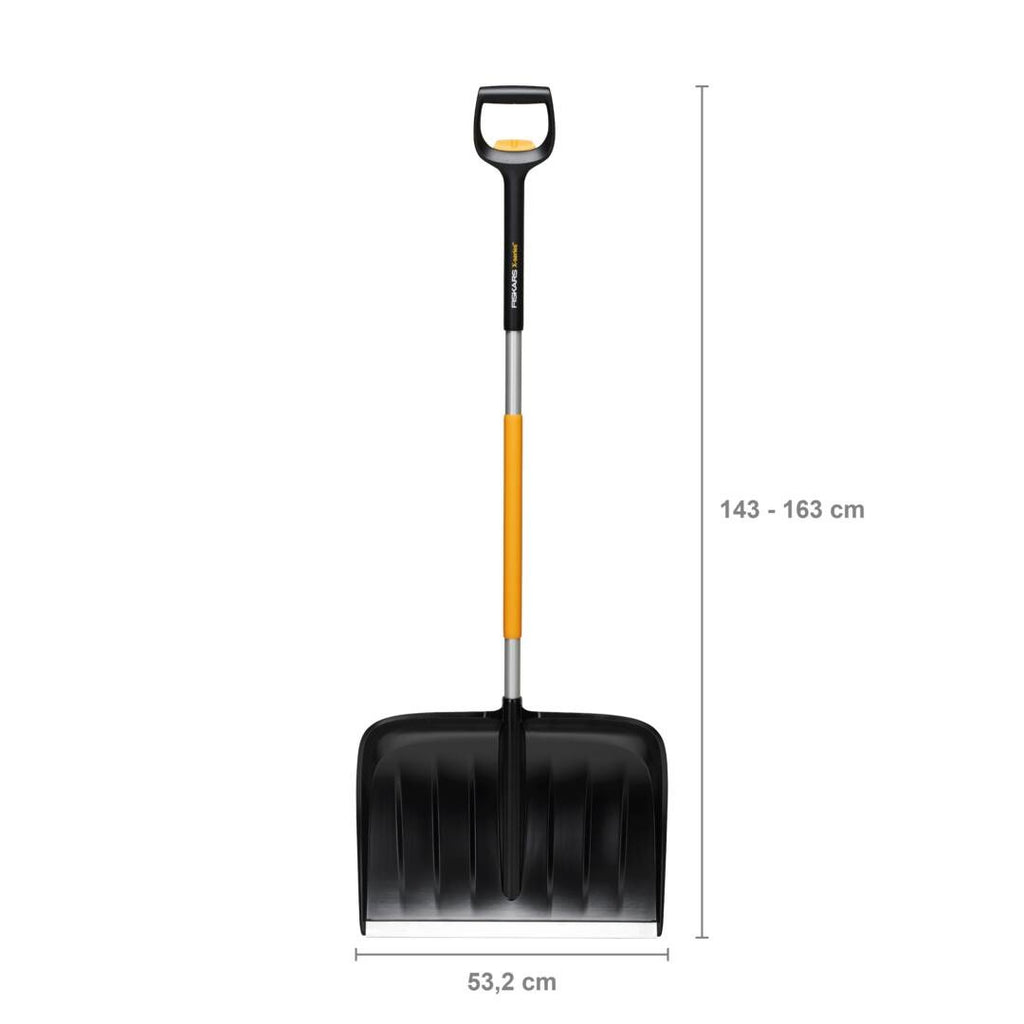 Телескопичен избутвач за сняг Fiskars X-series™ 143-163 см