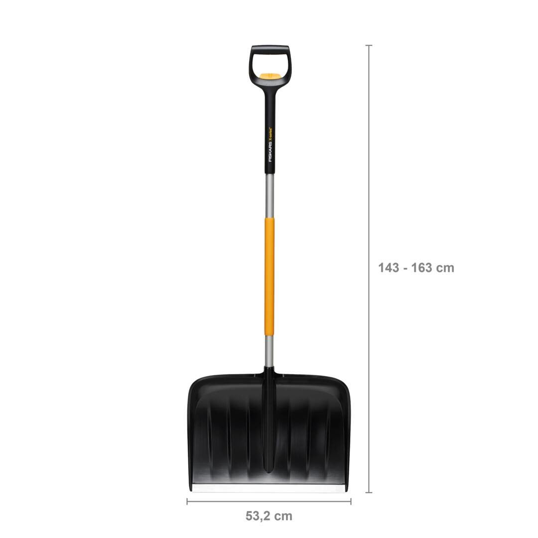 Телескопичен избутвач за сняг Fiskars X-series™ 143-163 см
