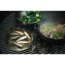 Кошница за готвене на пара Norden Grill Chef, 30 см. с риба върху барбекю, неръждаема стомана и скандинавски дизайн