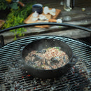 Чугунен гювеч Norden Grill Chef с капак, 30 см на барбекю с миди и ориз, външно готвене на открит огън