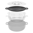 Чугунена плоча Norden Grill Chef, 30 см. за скара и открит огън, незалепваща емайлирана Thermium™ повърхност