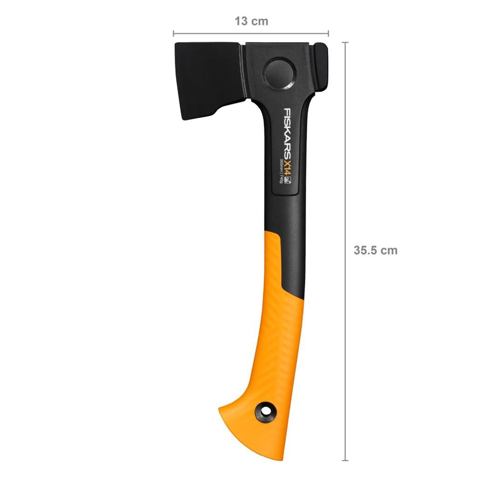 Универсална брадва за къмпинг, лов и туризъм Fiskars X-series™ X14 - XS - Nika.bg