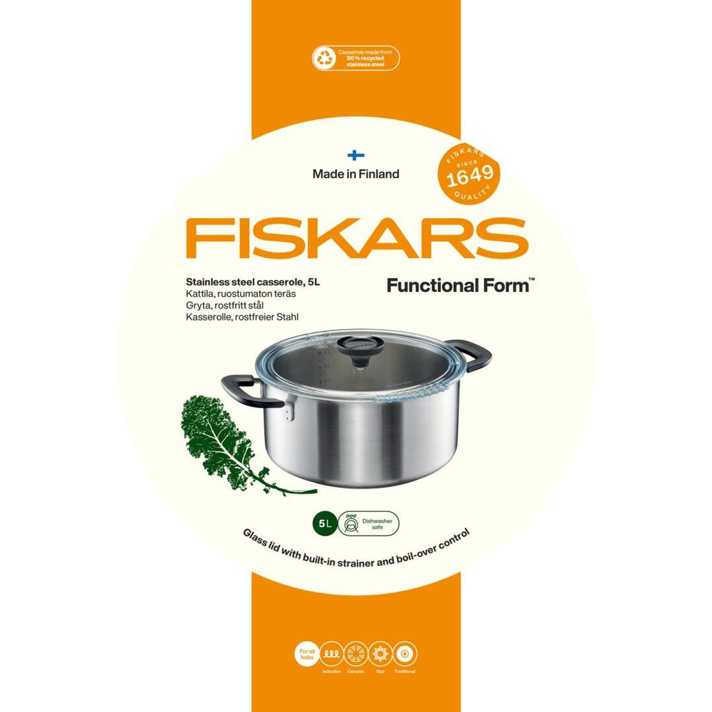 Тенджера Fiskars Functional Form 5.0 l - Nika.bg