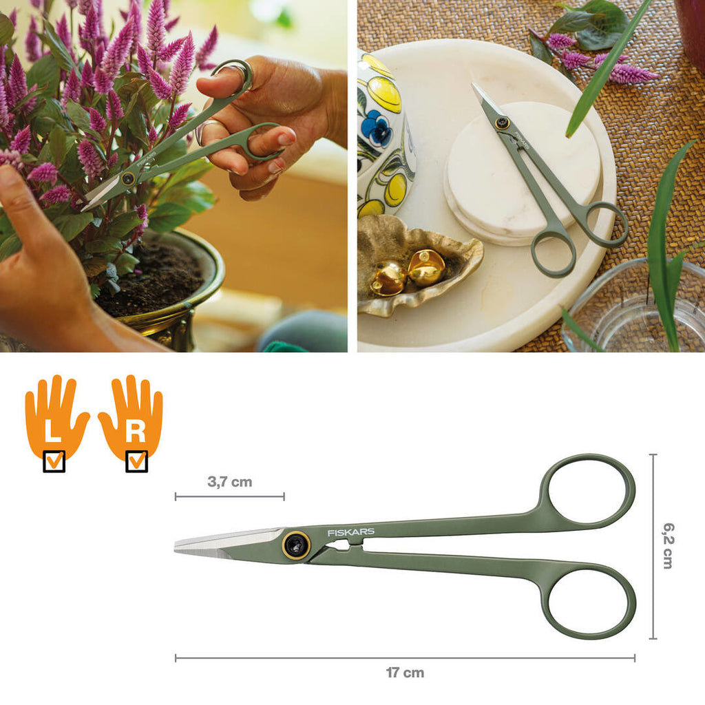 Ножица за цветя Fiskars Urban с поставка