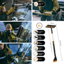 Телескопична въртяща се четка и стъргалка Fiskars X-series™ 96–121 см