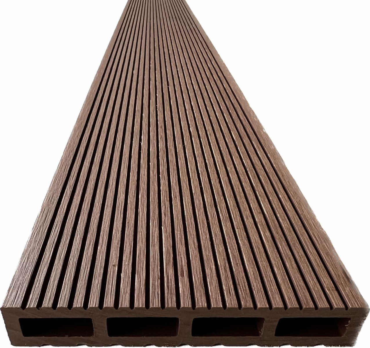 WPC дъска за огради и облицовки, 120x20x2000 mm, цвят тиково дърво