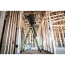 Телескопична стълба Little Giant Dark Horse M13 в строителен обект