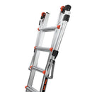 Телескопична алуминиева стълба Little Giant Ladders® с обезопасителни релси и куки