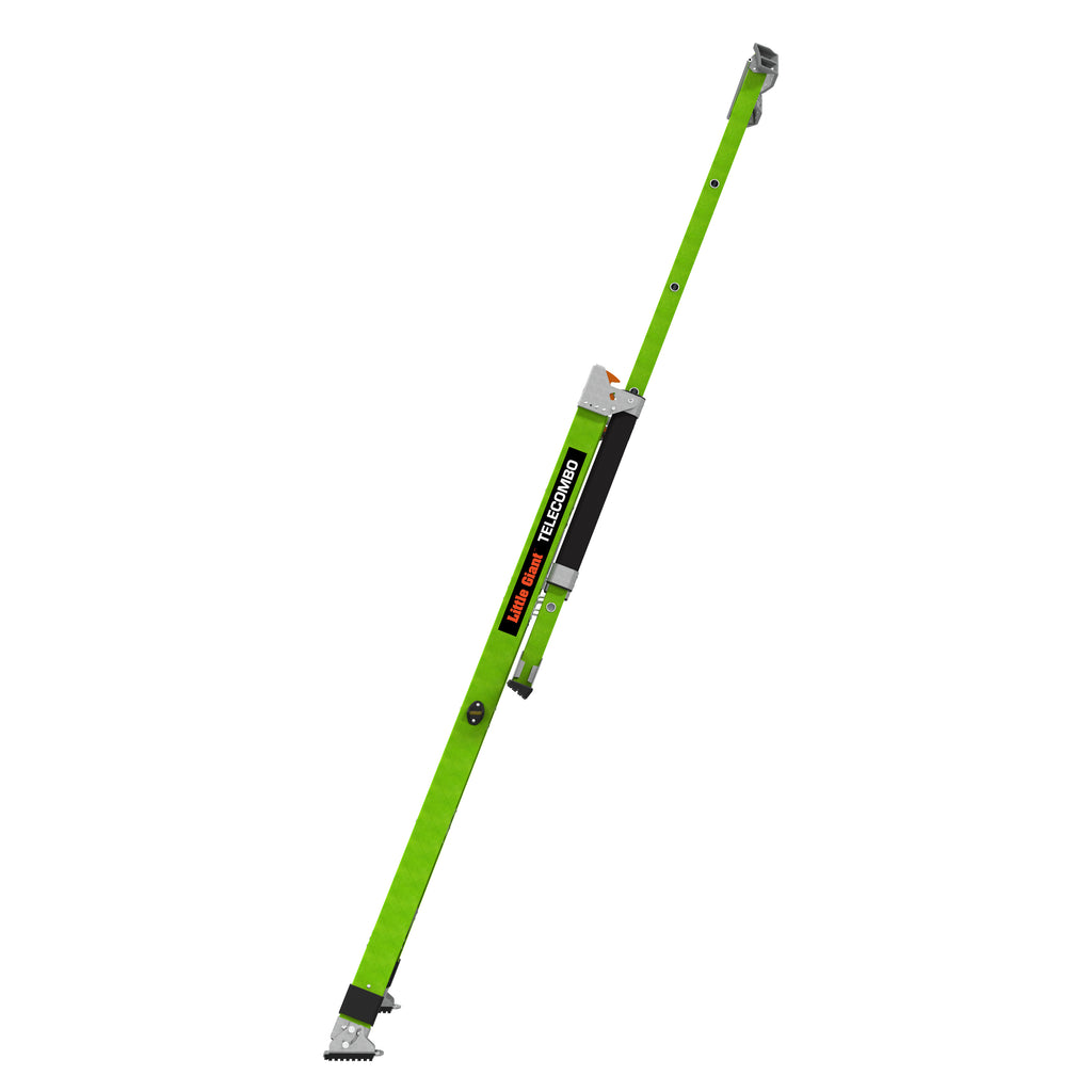 Двураменна стълба от фибростъкло 5+4 стъпала Little Giant TELECOMBO с GROUND CUE, V-bar и двупозиционни пети