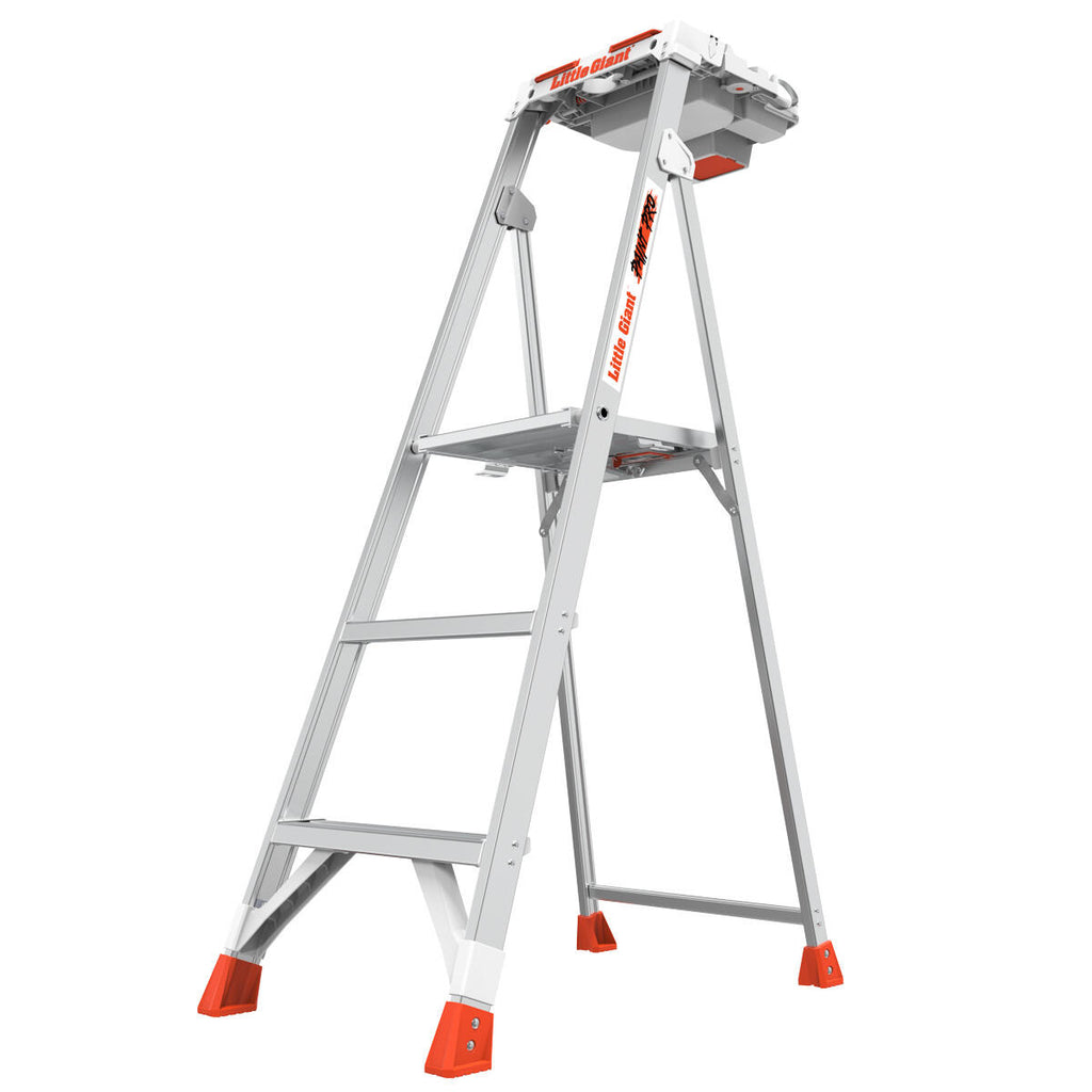 Алуминиева стълба с платформа за бояджии Little Giant Paint PRO - Nika.bg
