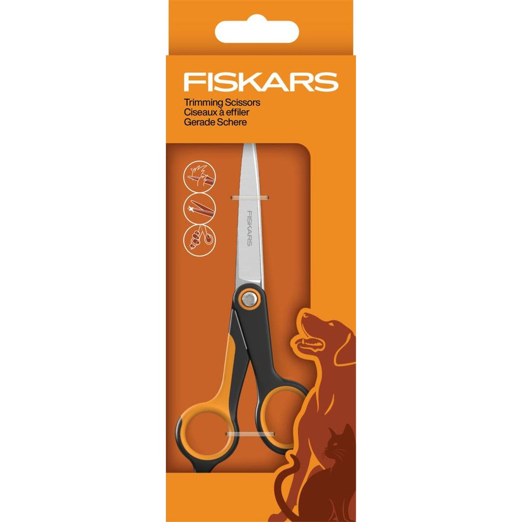 Грууминг ножица Fiskars за подстригване на козина