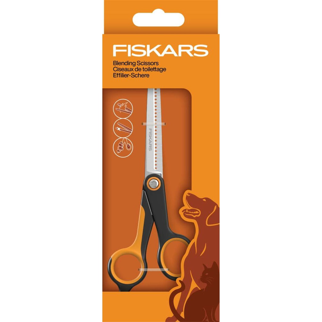 Грууминг ножица Fiskars за филиране на козина - Nika.bg