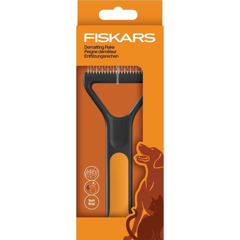 Гребло Fiskars за разресване на сплъстена козина